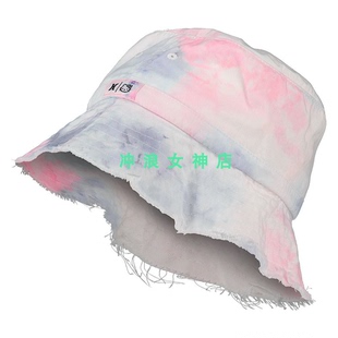 现货Hurley&Hello Kitty联名凯蒂猫渔夫帽防晒遮阳日系韩版帽子女