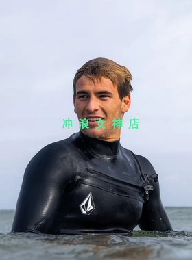 Volcom 2mm全身冲浪防寒衣潜水服湿衣浮潜男黑色冬 Surf fullsuit