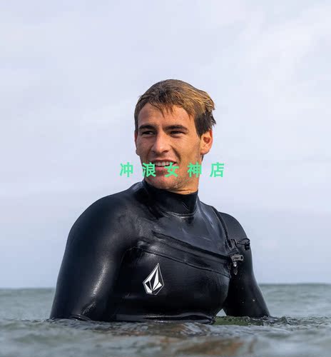 Volcom 2mm全身冲浪防寒衣潜水服湿衣浮潜男黑色冬 Surf fullsuit