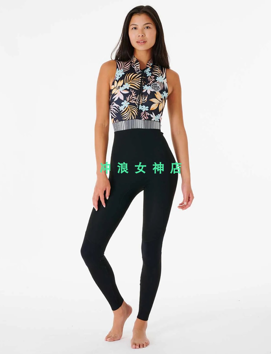 23款Rip Curl1.5mm无袖全身冲浪防寒服潜水服湿衣女Surf Wetsuit