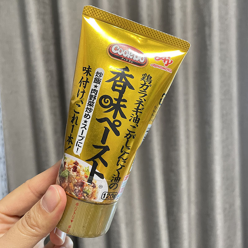 现货日本本土味之素CookDo香味调料膏鸡肉蚝油酱油炒饭调味膏120g
