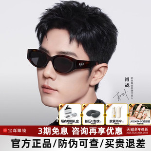 墨镜男复古高级感MS3123 陌森太阳镜女玳瑁猫眼肖战同款 糖果镜