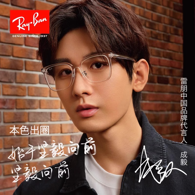 【成毅同款】RayBan雷朋商场款修颜潮流时尚近视眼镜架5419D