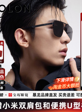 BOLON暴龙眼镜新品钓鱼偏光太阳镜飞行员开车驾驶墨镜男BL8128