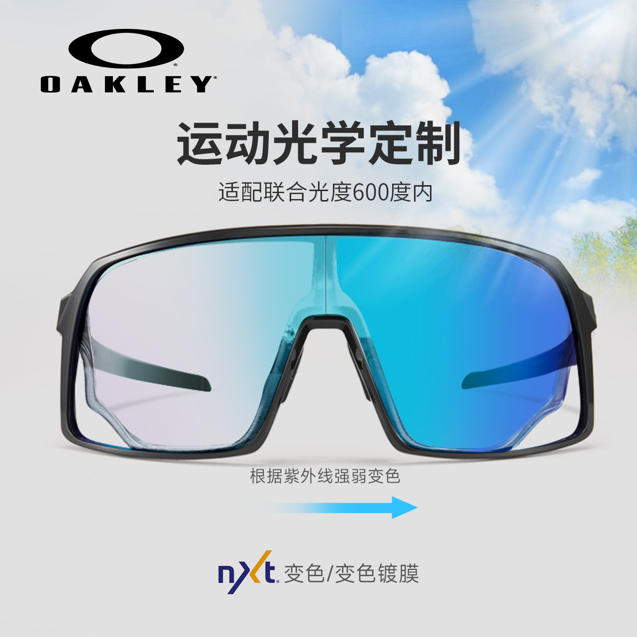 Oakley欧克利骑行跑步运动户外眼镜可配近视变色镜片SUTRO 9406