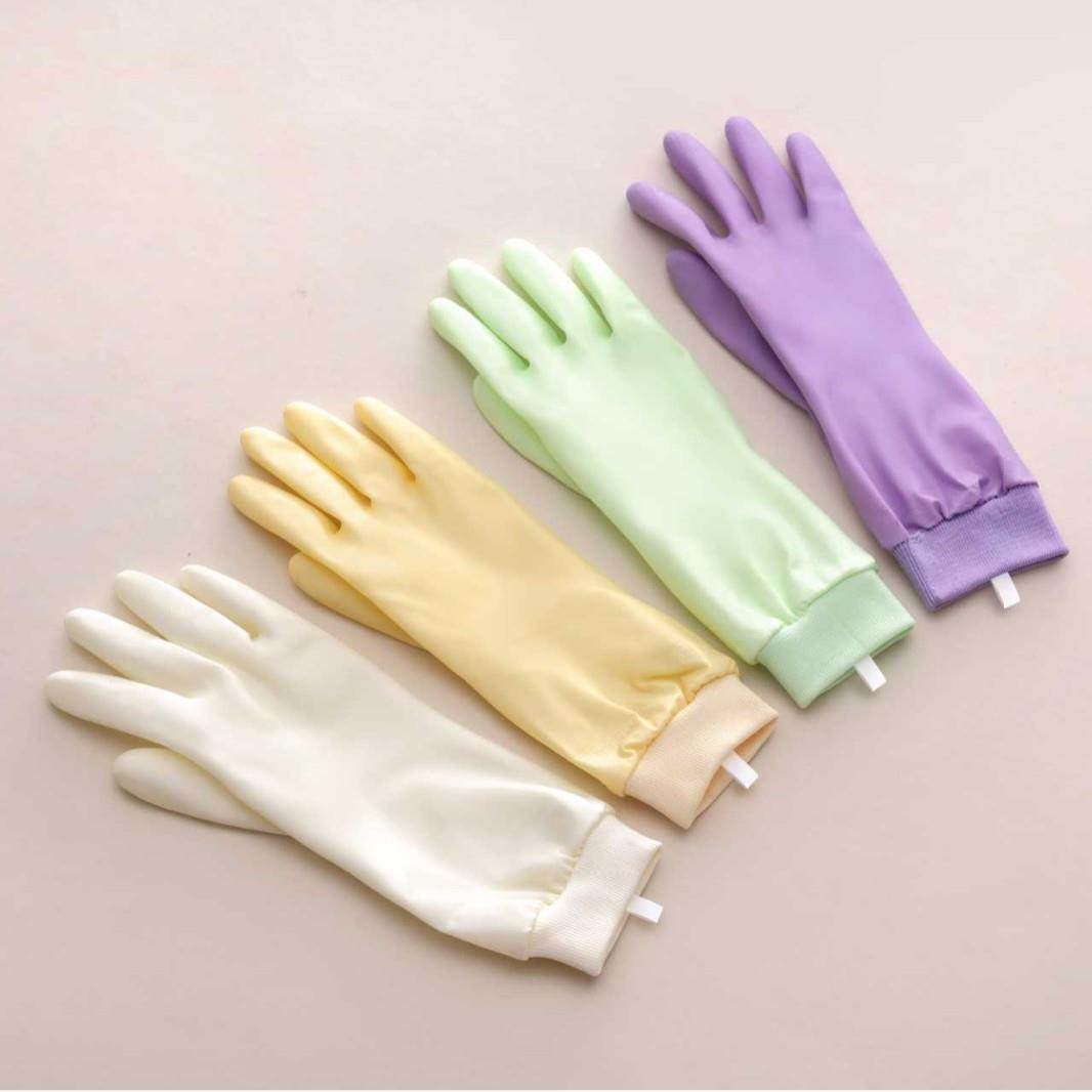 厨房耐用家务洗碗手套短款罗文口加厚加绒洗衣服防水清洁橡胶手套,家庭/个人清洁工具,常规家务手套,淘宝优惠券,粉丝福利购,淘宝优惠卷