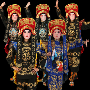 平丽缘川剧变脸服装全套正宗变脸舞台演出服全盘金团龙刺绣变脸服