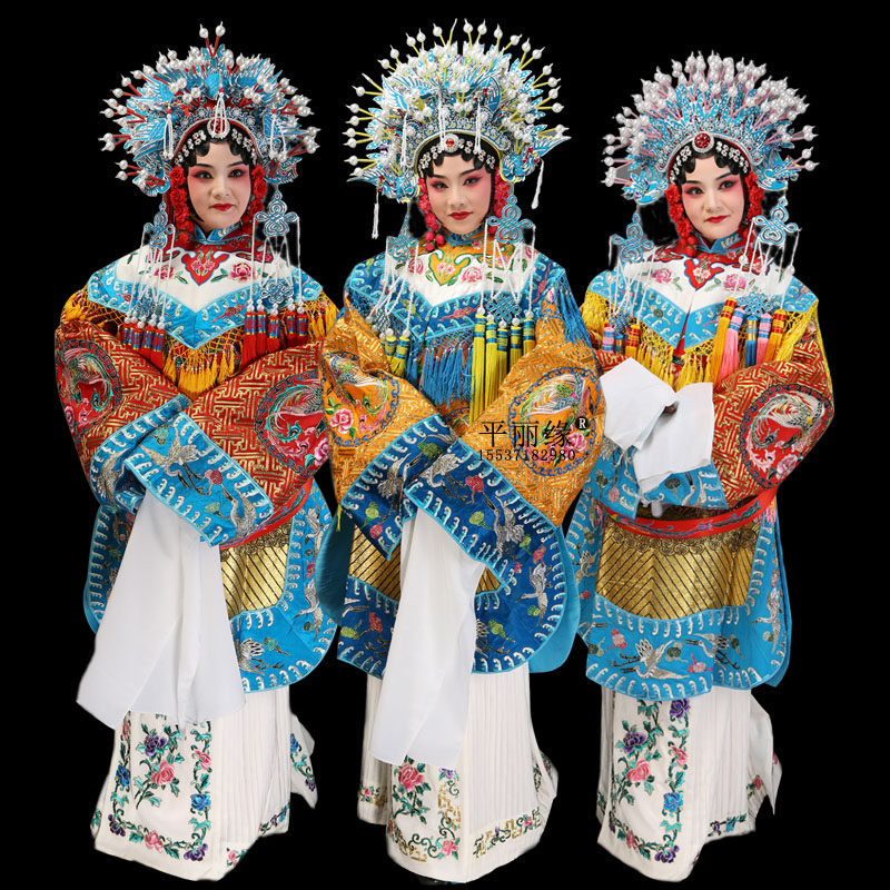 戏曲京剧贵妃醉酒梅派全金镶边女蟒公主诰命戏剧服装戏装女蟒袍