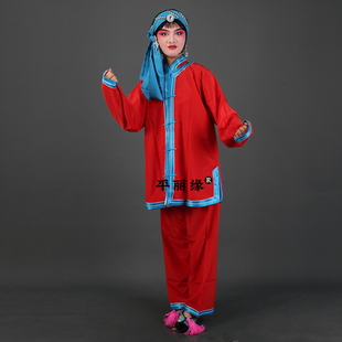 戏曲服装女罪衣京剧青衣苏三起解戏剧服装男女罪服犯人囚衣女罪衣