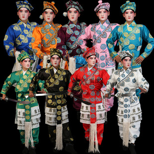 戏曲京剧武生抱衣戏剧大武生三岔口豫剧秦腔越剧戏服古舞台装报衣