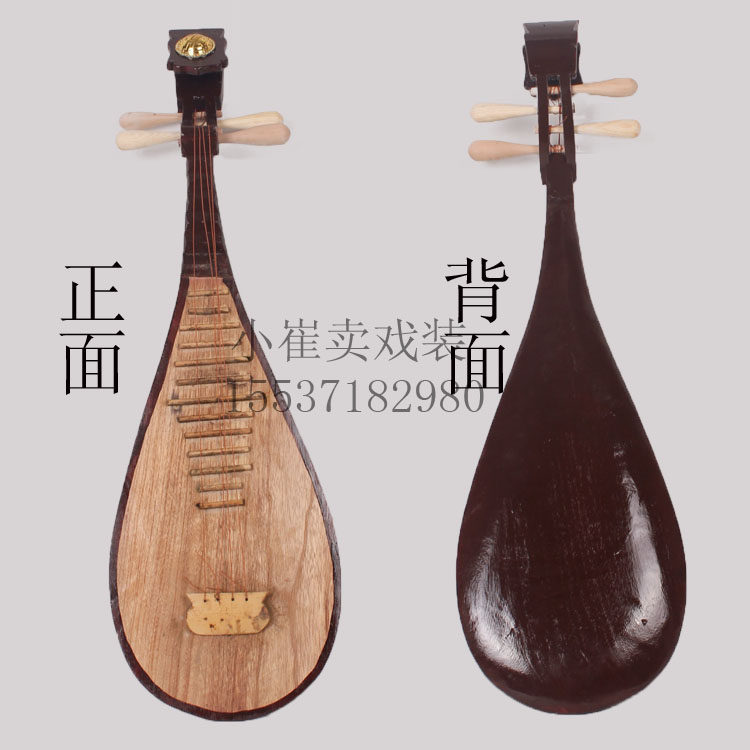 表演琵琶影楼摄影琵琶舞蹈道具模型仿真琵琶乐器配件土琵琶