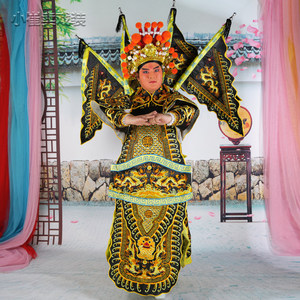 京剧戏装戏曲服装古装戏剧服饰男靠大靠霸王别姬武生武将将军男靠