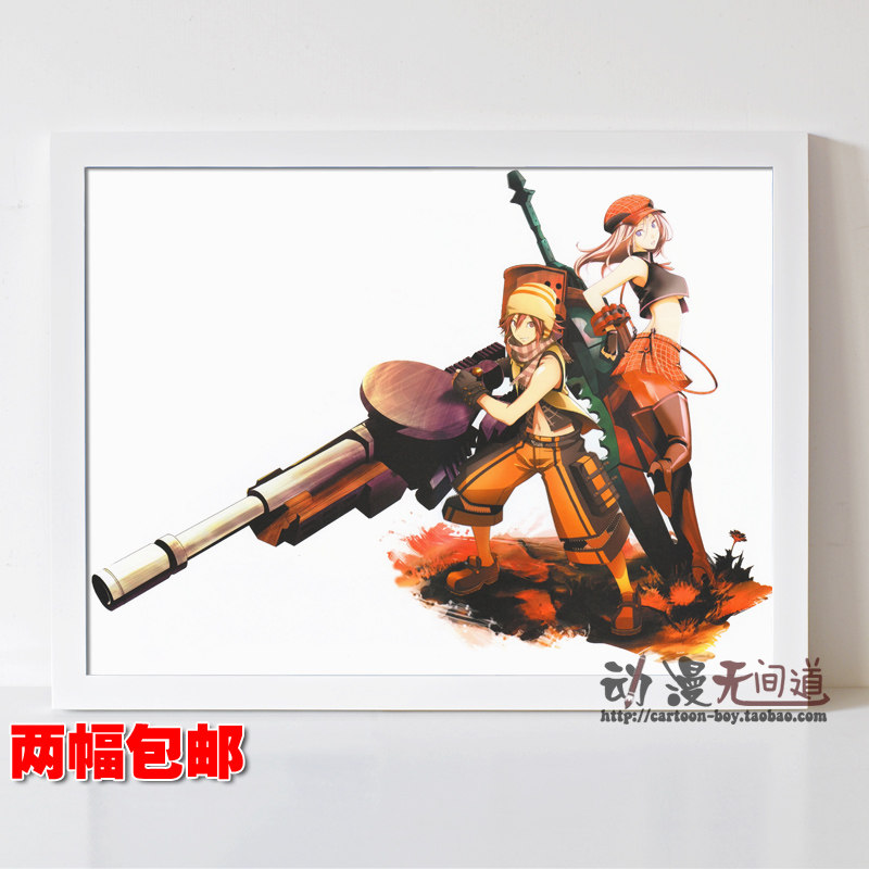 噬神者 弑神者 爱丽莎 周边 动漫游戏 海报壁画 挂画