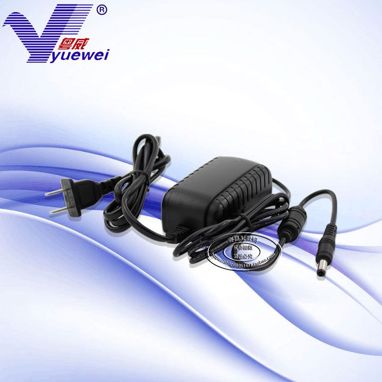 粤威YW-12V1.5A足功双线输出监控器电源按摩器家庭小电器电源