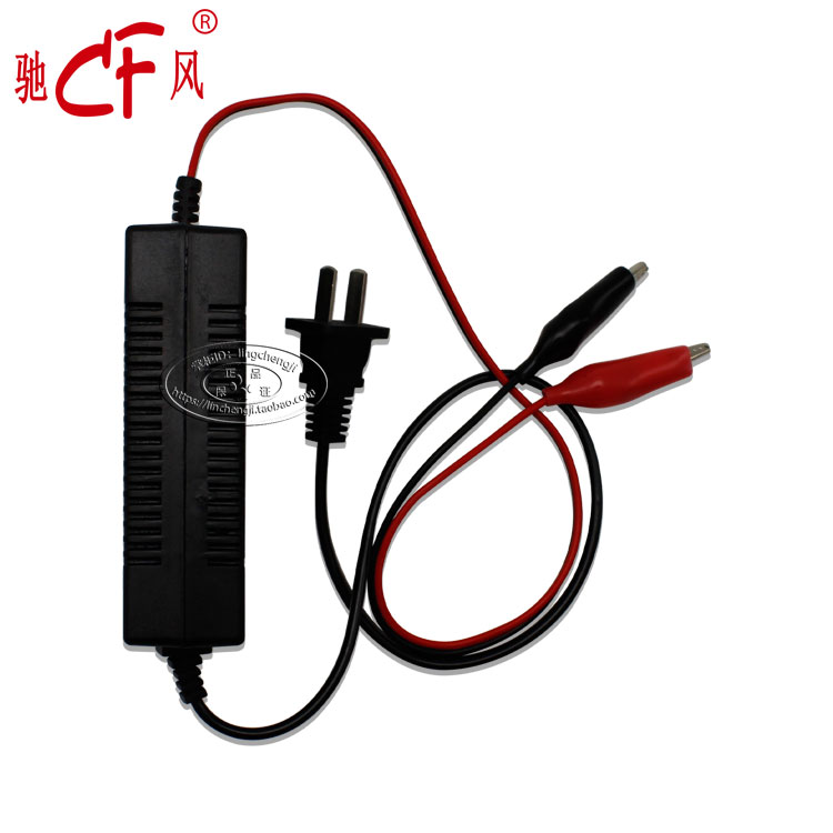 6V电子秤电源适配器儿童电动车摩托车三轮玩具车6伏充电器夹子孔