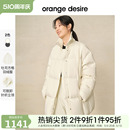 desire简约宽松百搭短款 orange 羽绒服女2023秋冬新款 外套灰色