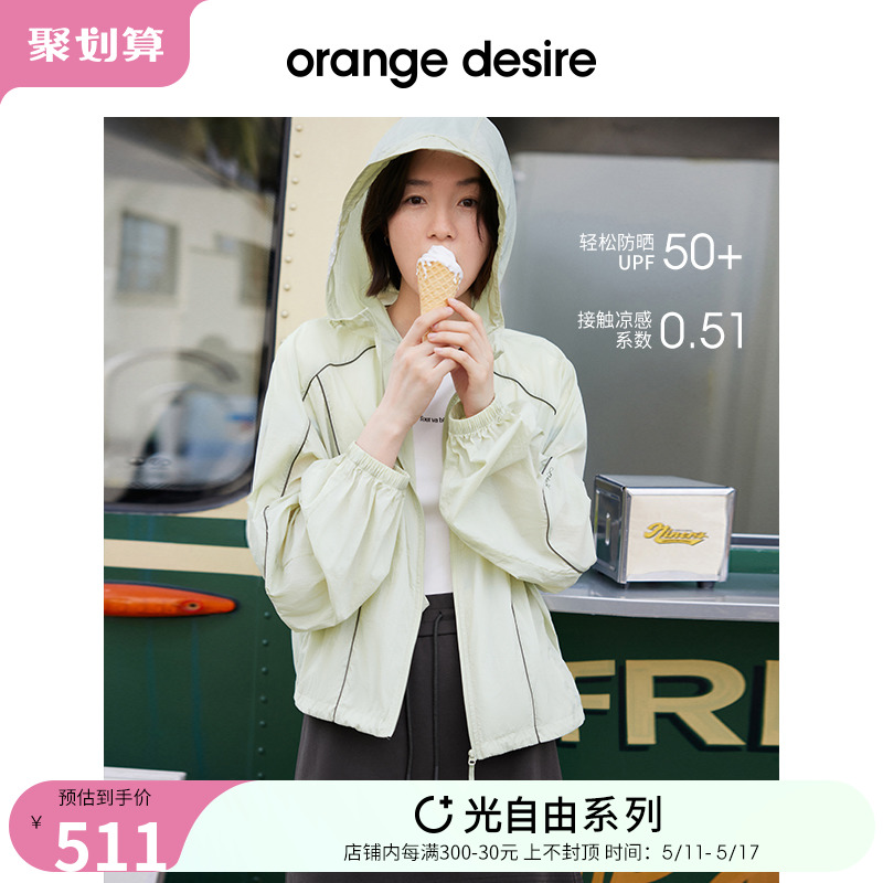 OrangeDesire薄荷曼波防晒服