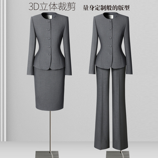 秋冬高知老钱风西装套装女气质名媛端庄高级感职场正式场合职业装