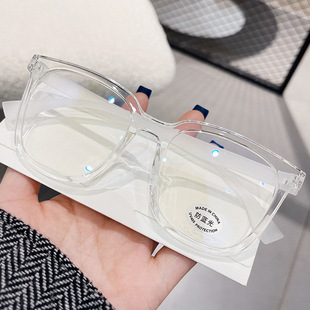 无螺丝无金属轻监狱看守所专用可配近视加散光大脸男女全塑料树脂