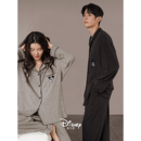 春秋季 套装 纯棉长袖 开衫 米奇家居服高级感男士 迪士尼情侣睡衣女款