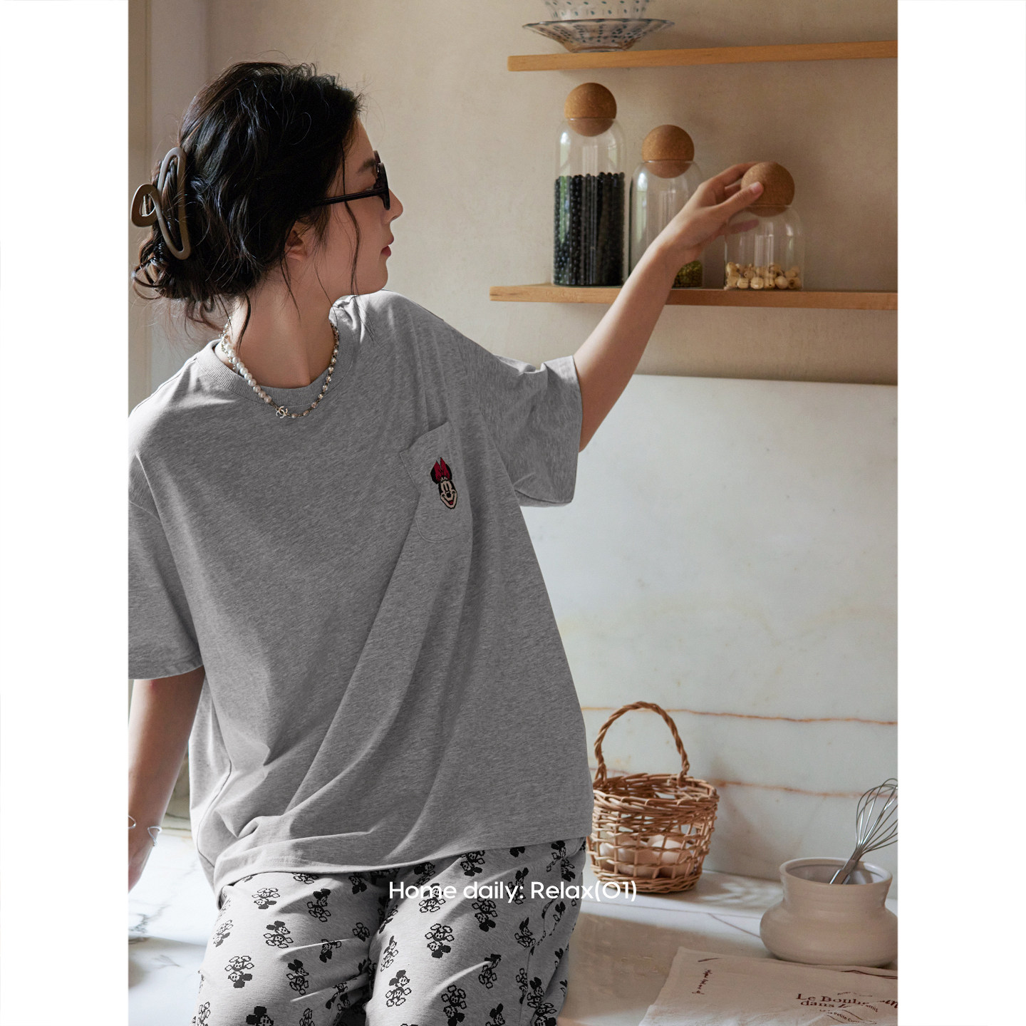 新款凉感棉睡衣女夏季薄款纯棉短袖长裤套装卡通少女可外穿家居服