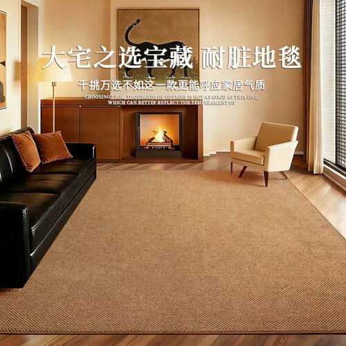 仿剑麻中古风免打理免洗地毯