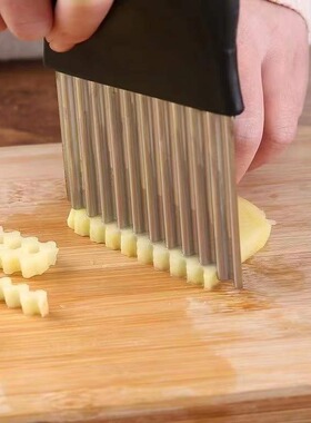 波纹刀狼牙土豆刀具洋芋花刀神器切土豆波浪刀厨房切菜切片不锈钢