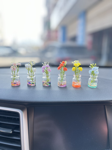 迷你小花瓶仿真花小清新桌面摆件