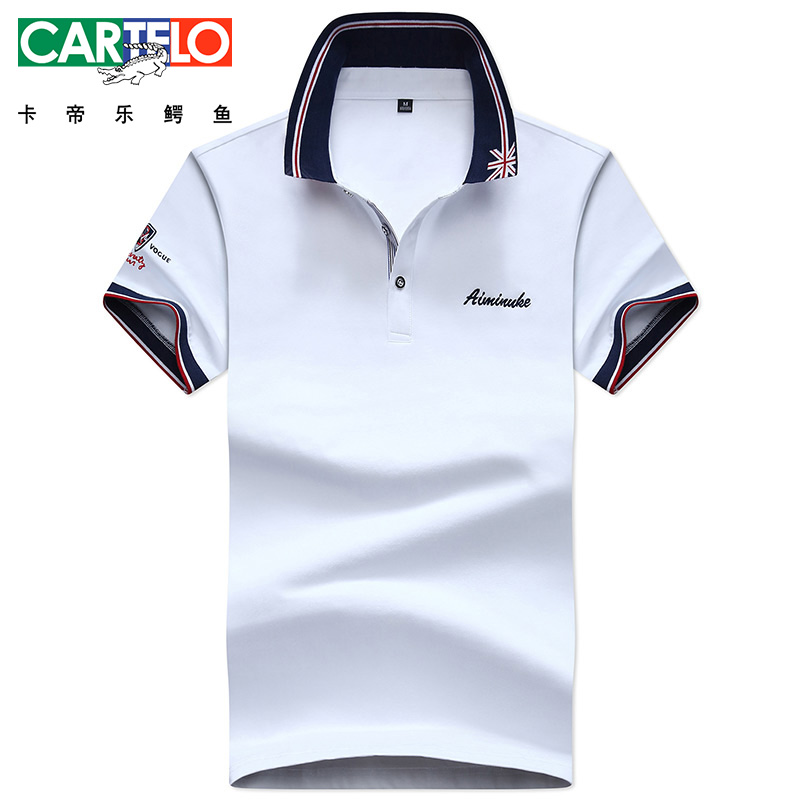 CARTELO/¿¨µÛÀÖöùÓã2018Ïļ¾Ð¿îÄÐ×°ÐÞÉí·Áì¶ÌÐätÐôÐÝÏÐpoloÉÀ