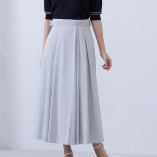 纯色中长款 新品 半身裙显瘦百搭通勤OL NBB春秋季 20341日单女装