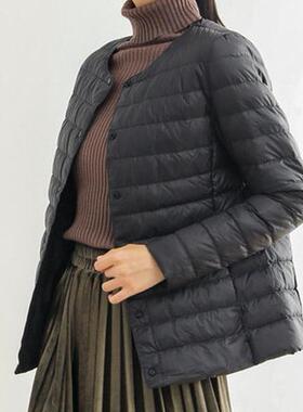 WA007秋冬女装新品时尚简约修身轻薄羽绒服内胆保暖休闲百搭外套