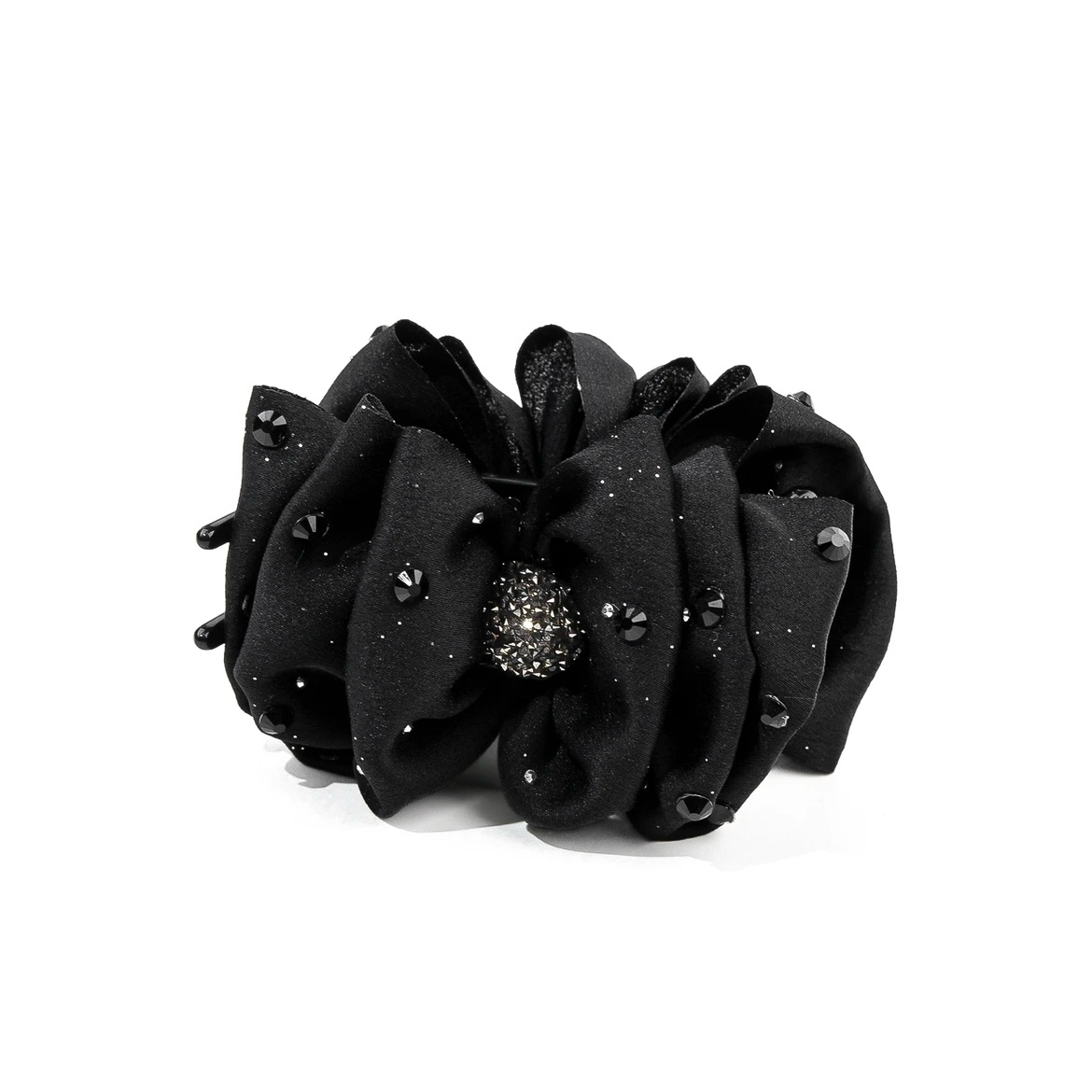 路易斯云朵泡泡丸子夹显发量钻钻马尾夹盘发夹子发夹发饰女头饰