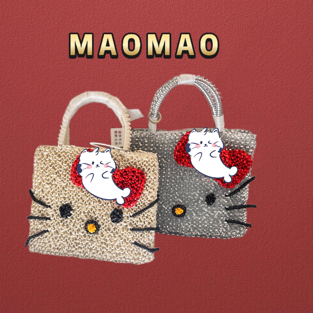helloKitty手工编织包