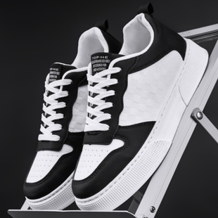 2025新款夏季男鞋一脚蹬懒人鞋休闲板鞋百搭透气皮鞋子男士帆布鞋