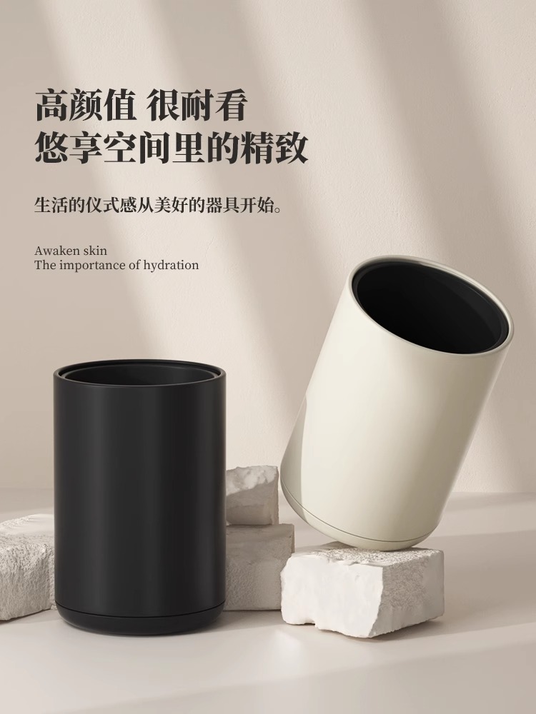 垃圾桶简约家用客厅卧室厨房办公室双层无盖大容量卫生间纸篓