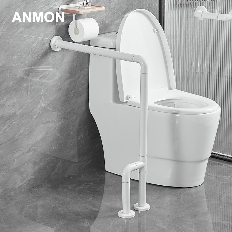 马桶扶手老人安全防滑助力残疾人厕所浴室无障碍坐便器卫生间栏杆