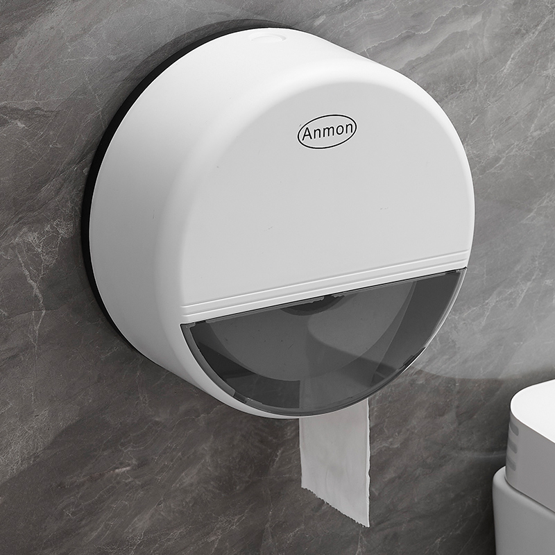 酒店商用大卷纸盒壁挂式公共厕所纸巾卫生间厕纸盒免打孔大盘纸盒