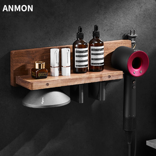 吹风机收纳架免打孔卫生间浴室