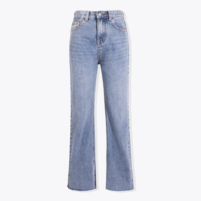 jeans高腰裤子美式风90s牛仔长裤