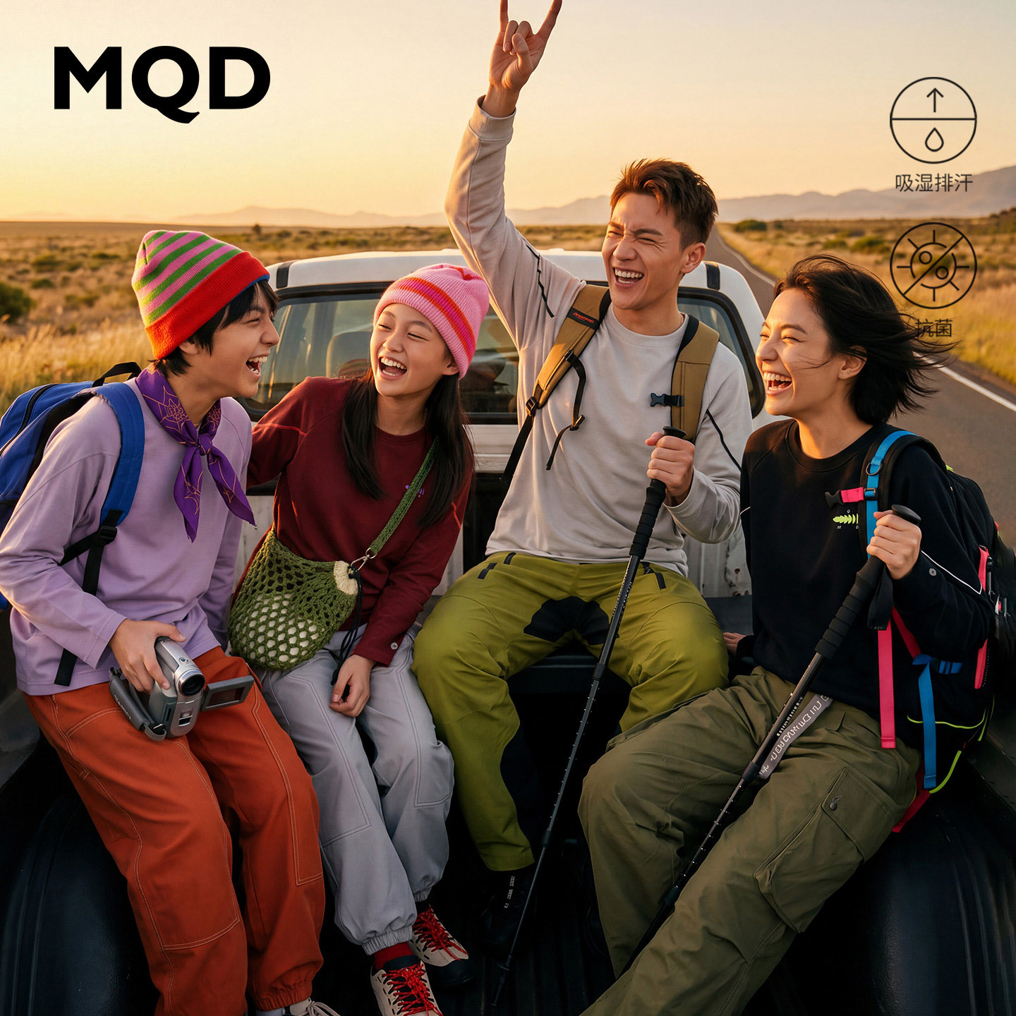 MQD马骑顿男童秋季速干T恤图片