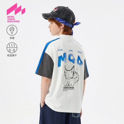 MQD马骑顿男童夏季短袖速干polo