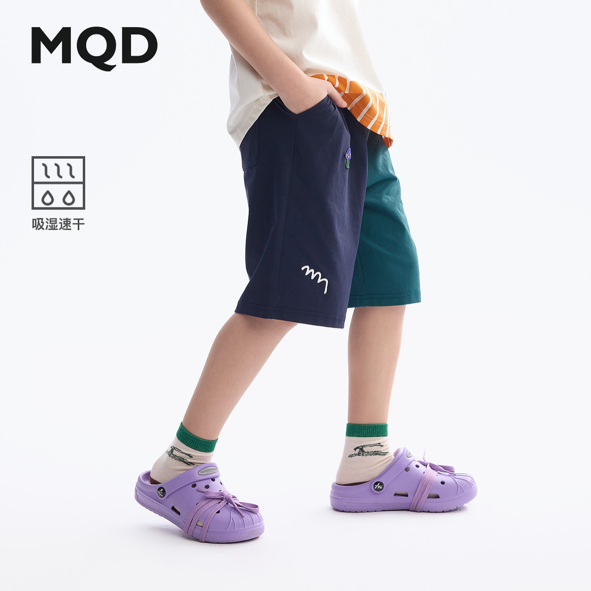 MQD童装儿童夏季五分青少年短裤图片