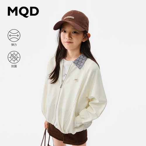 MQD马骑顿女童秋季抗菌外套