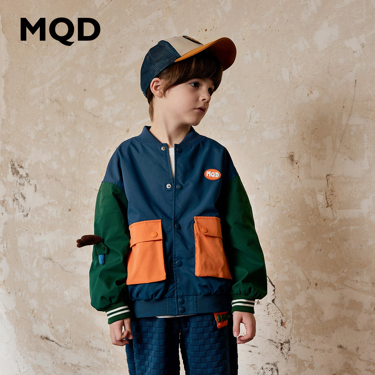 【设计师系列】MQD童装男童棒球服外套春秋款宝宝春装儿童夹