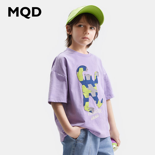 MQD怪兽系列男女童短袖T恤夏季