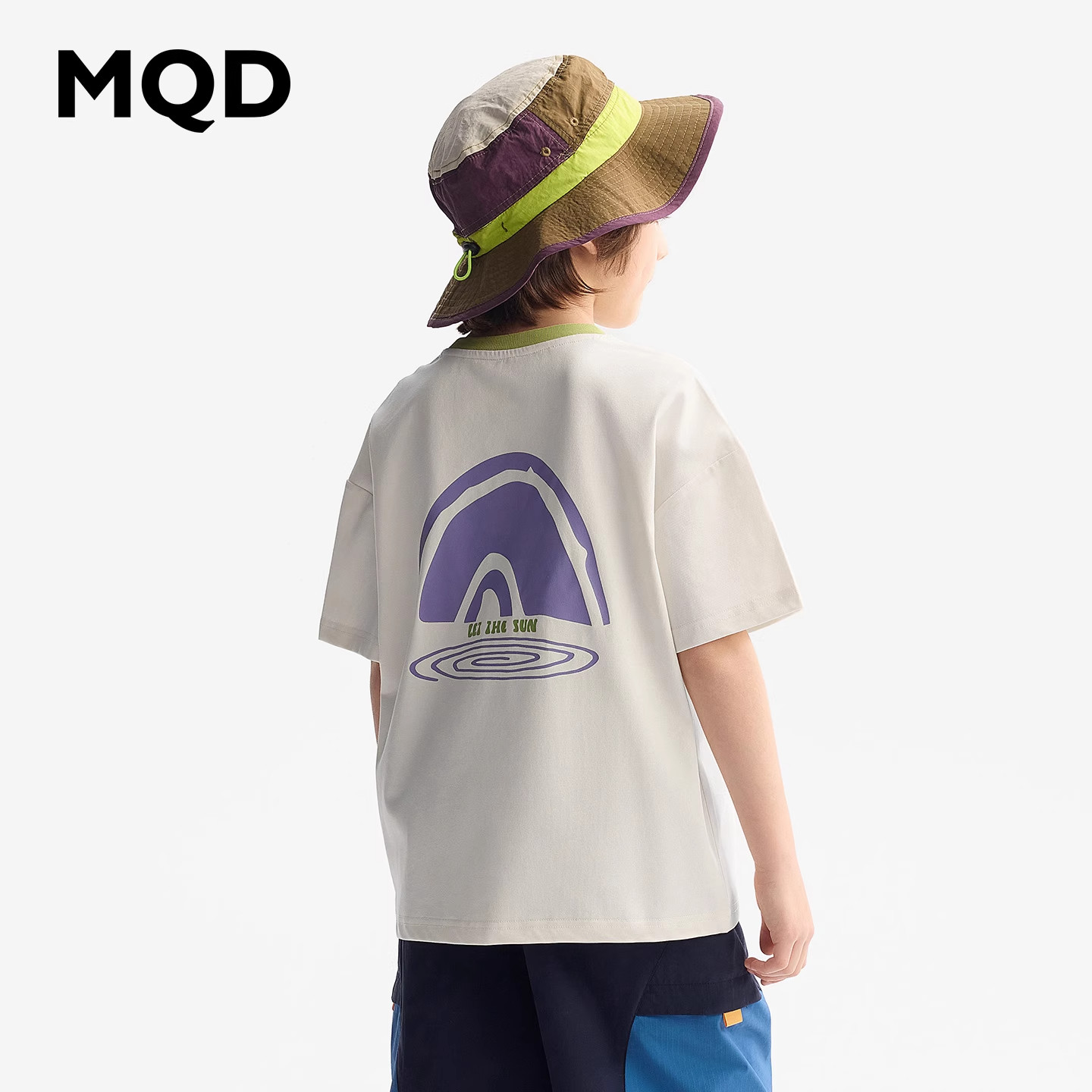 【吸湿速干】MQD童装男童短袖T恤2025夏装新款儿童卡通上衣短