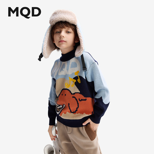 MQD马骑顿男童冬季加厚毛衣