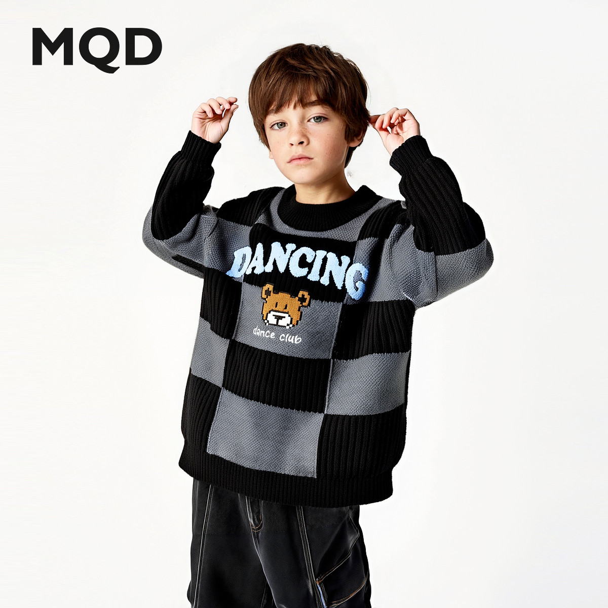 MQD马骑顿男童冬季加厚毛衣图片