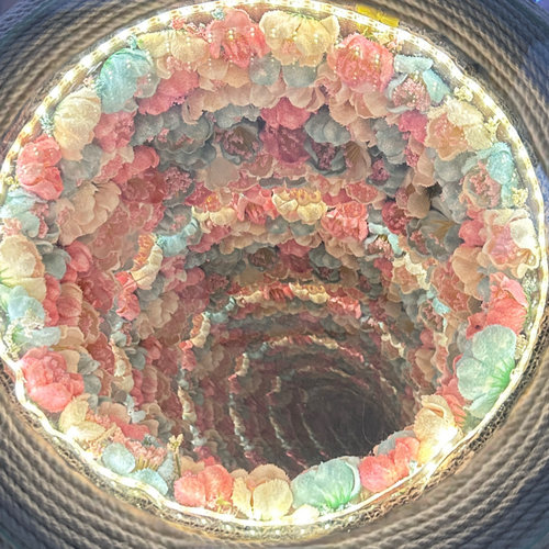 深渊镜万花筒半透镜茶几材料