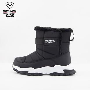 NORTHLAND儿童户外雪地棉靴冬新品防雪防泼水铁爪防滑加绒鞋